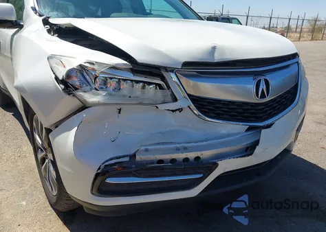 2014 Acura Mdx Technology Package из США, поврежденный, VIN 5FRYD3H42EB012691